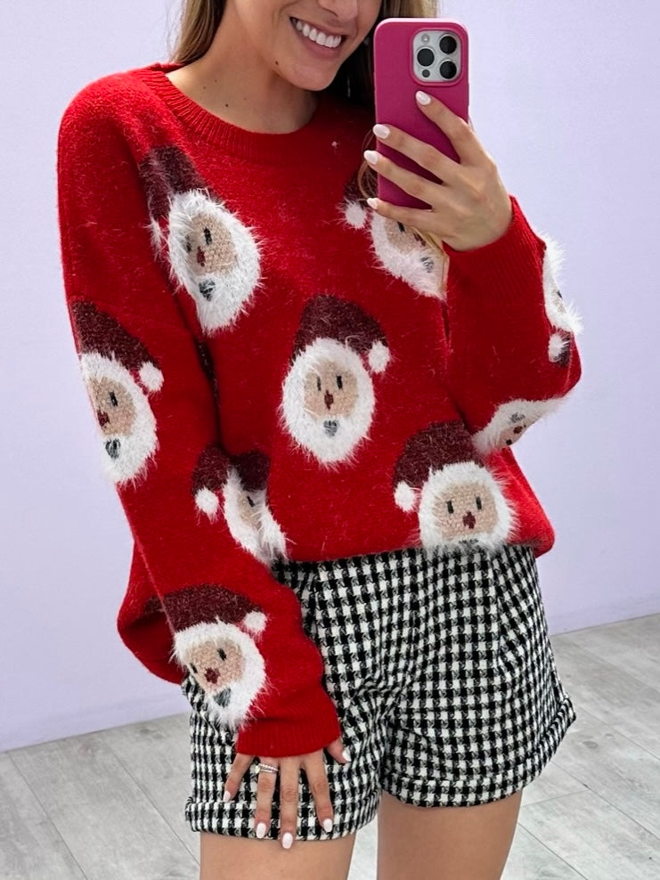 Sweater  Mr. Claus Rojo