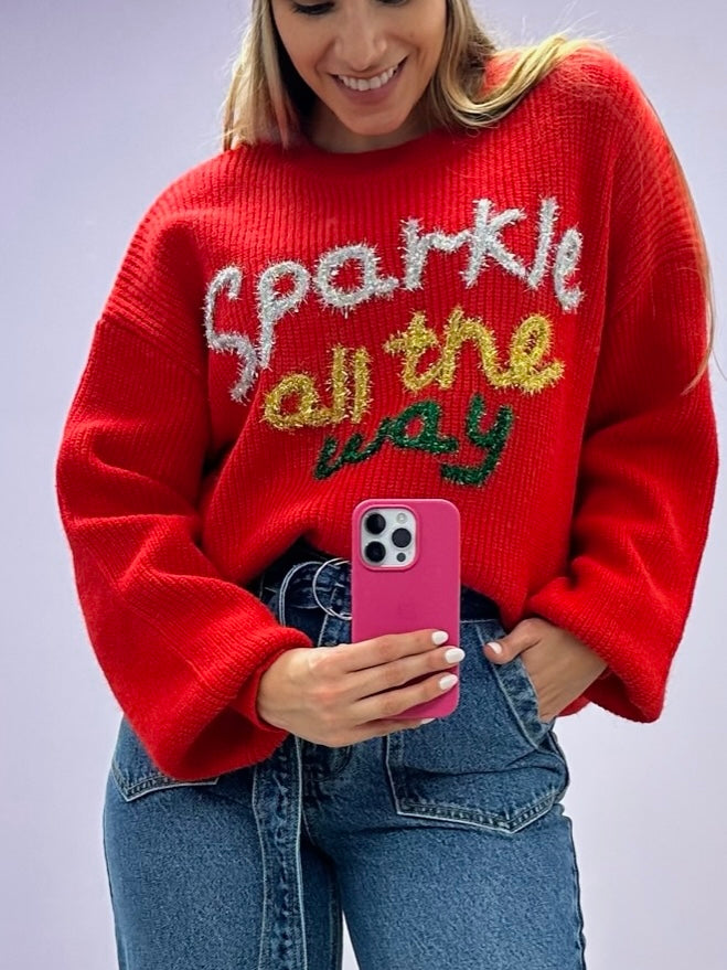 Sweater Sparkle All The Way