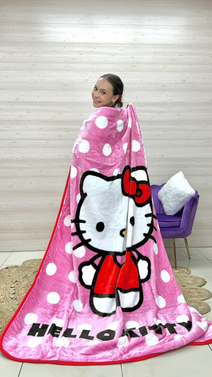 Cobija Hello Kitty Polky Dotty