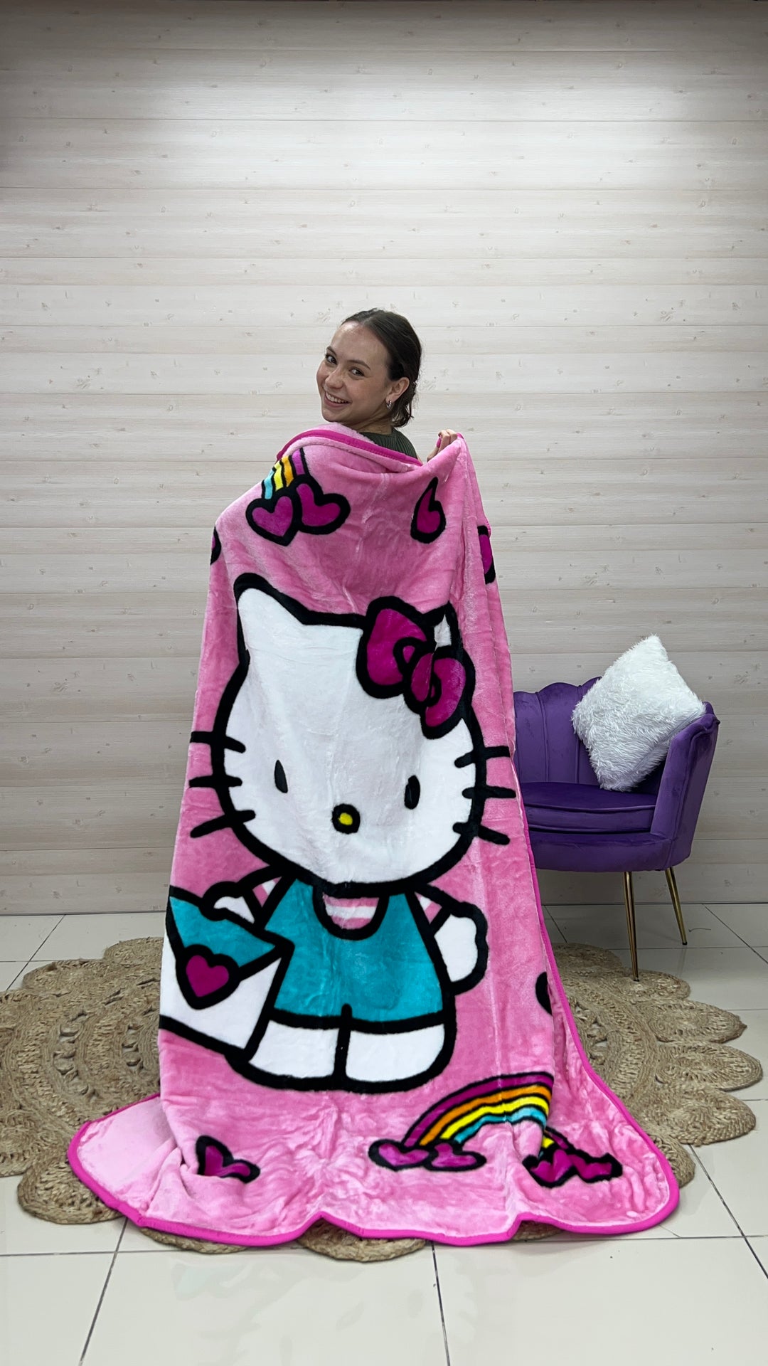Cobija Hello Kitty Hearts