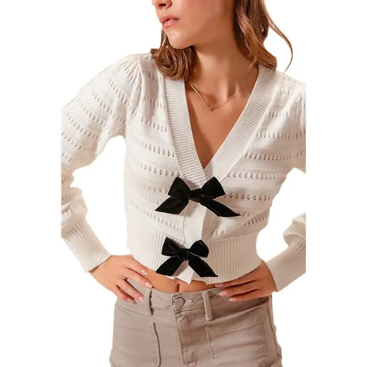 Sweater Twinkling Gift Blanco