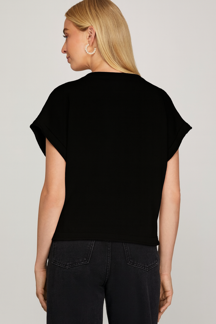 Blusa Puppy Bow Negro