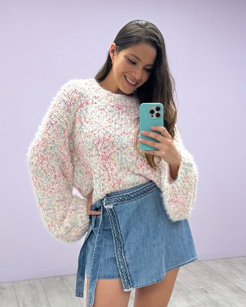 Sweater Pixi Dust Blanco