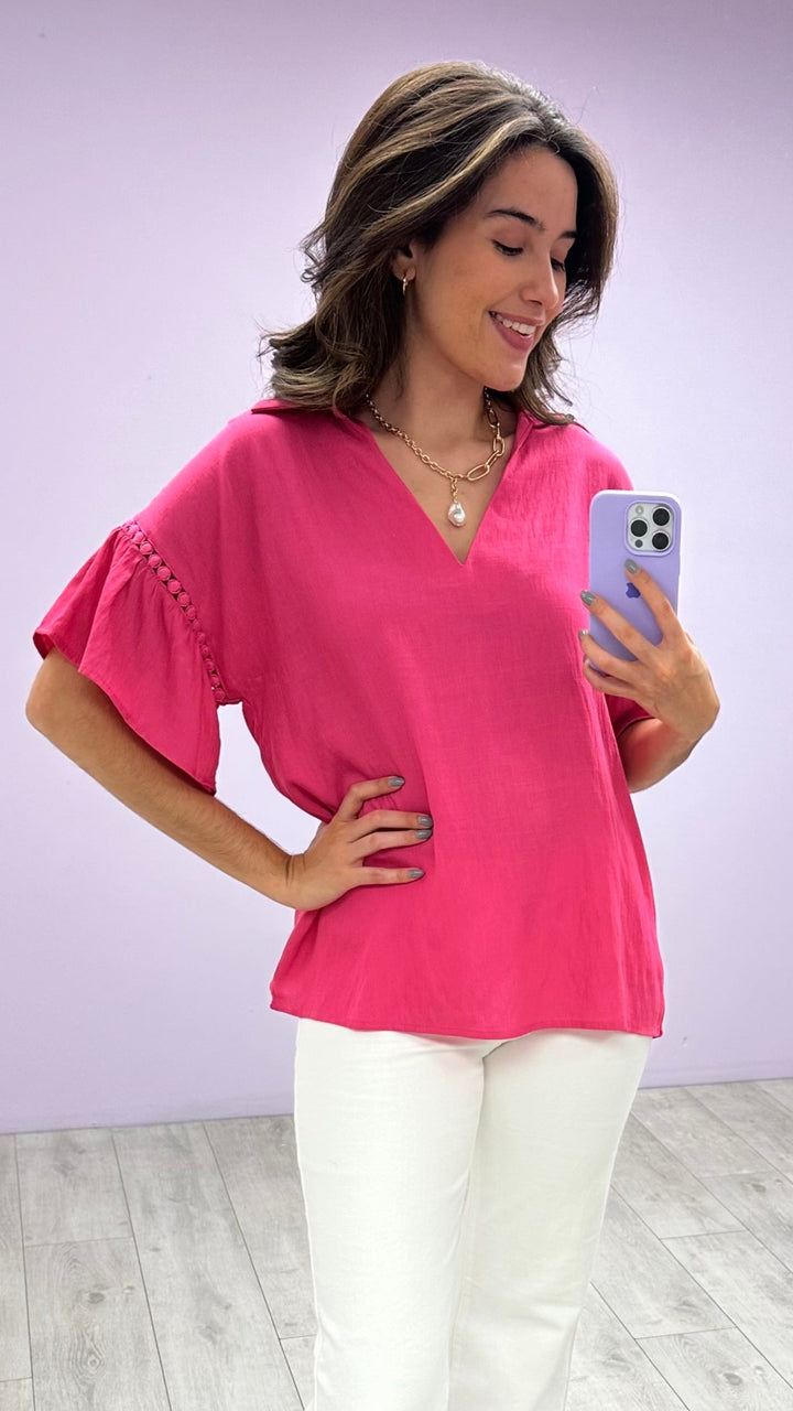 Blusa Isabella Fucsia