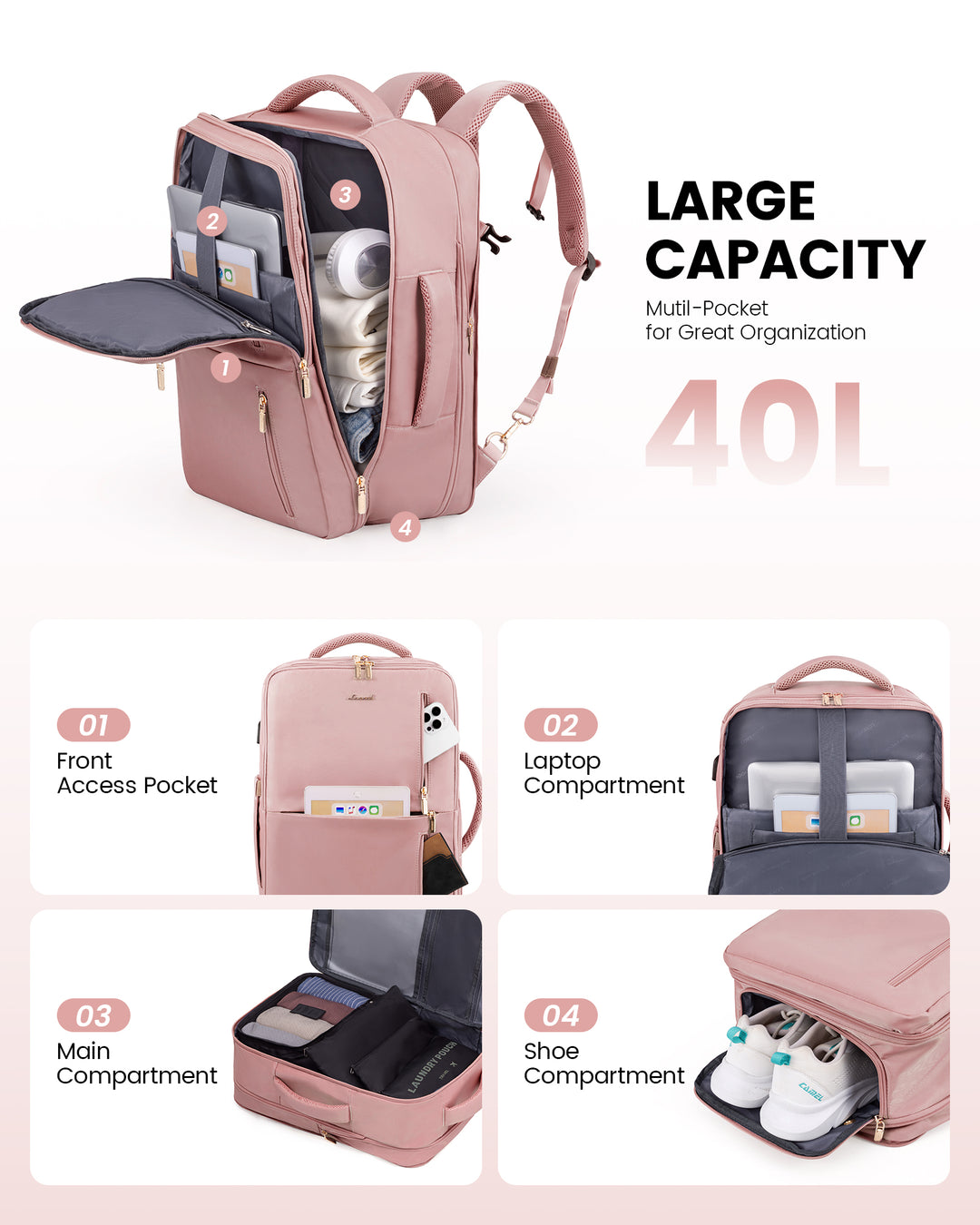 Bulto Cartagena Pink (Travel Bag)