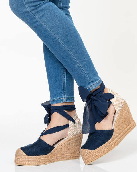 Sandalias Mayorca Medio Azul