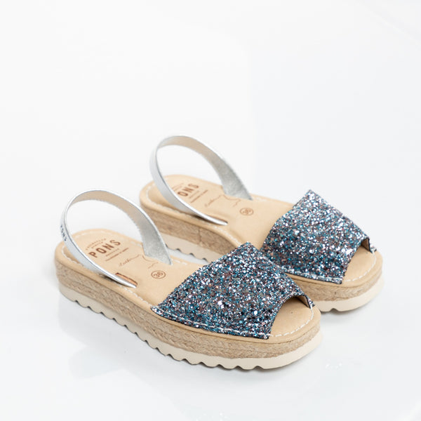 Pons Plataforma Glitter Bluish