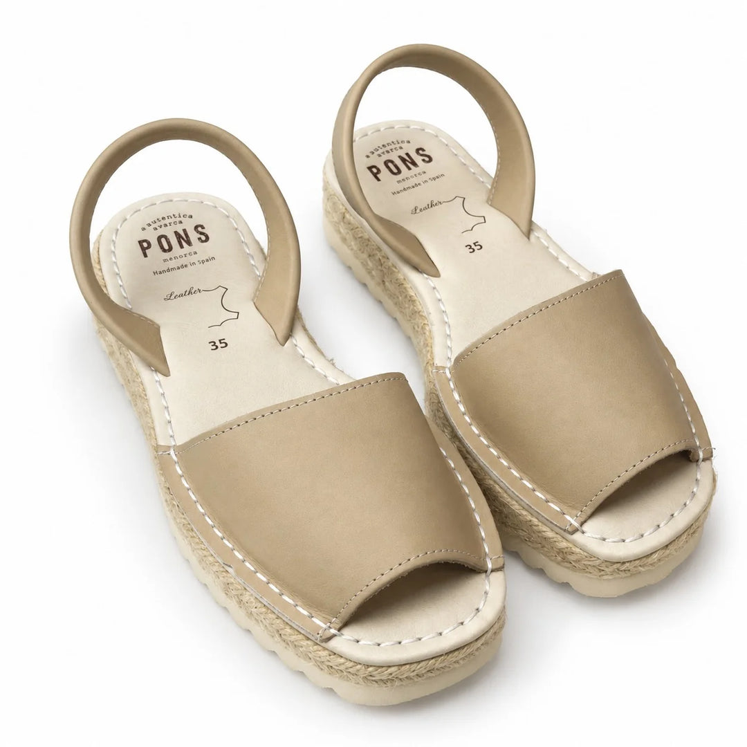 Sandalias Pons Zurich Vecchio Beige
