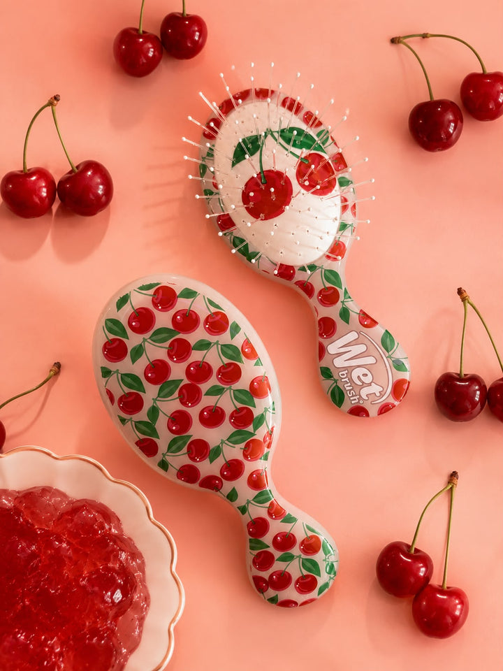 Cepillo Wet Brush Mini Detangler Cherry