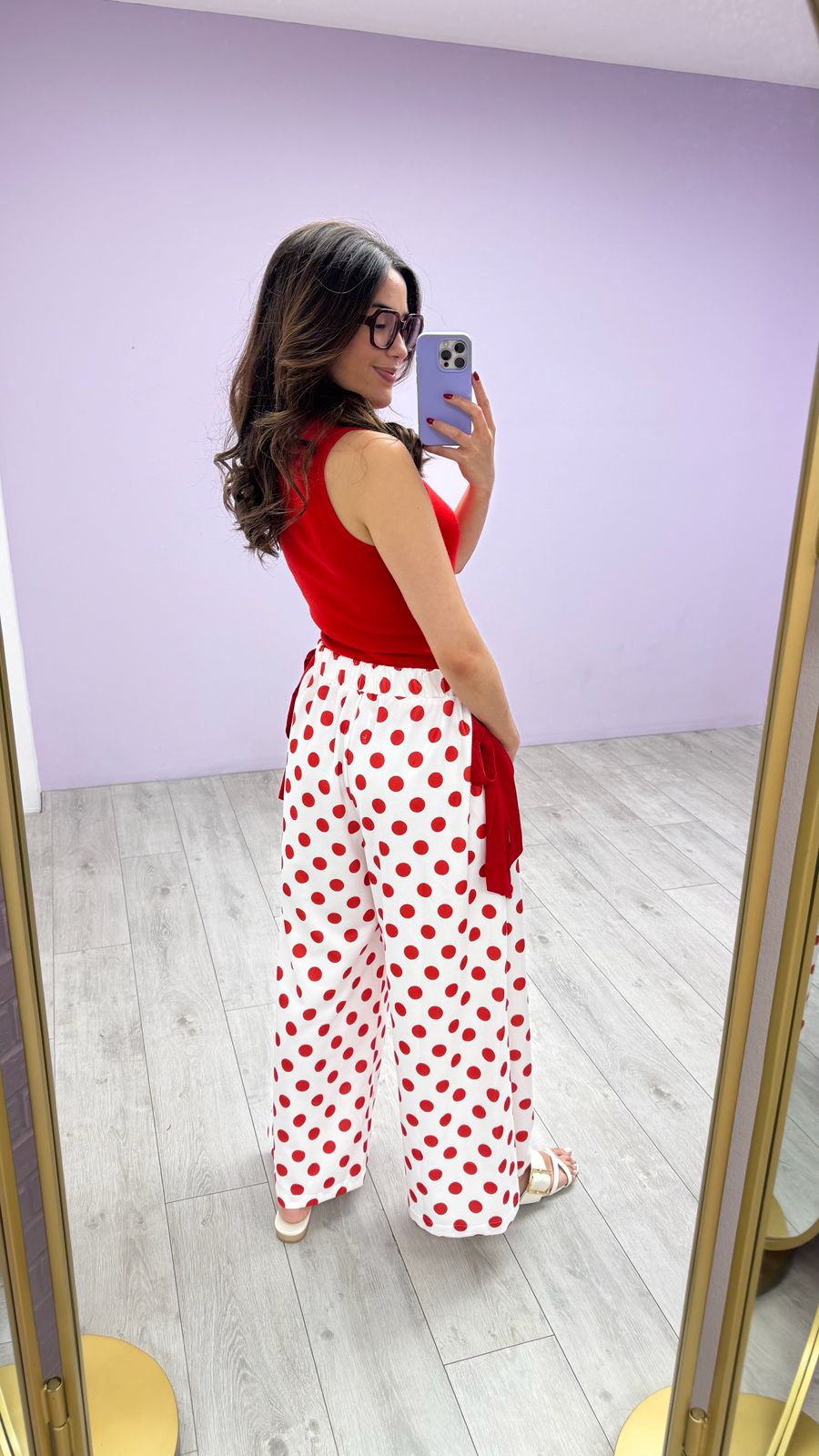 Pantalón Dotty Red