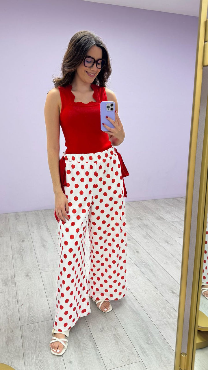 Pantalón Dotty Red