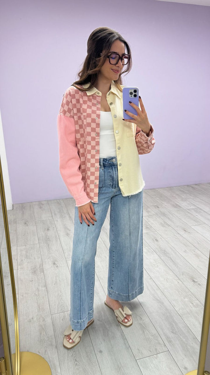 Jacket Rosy Checker