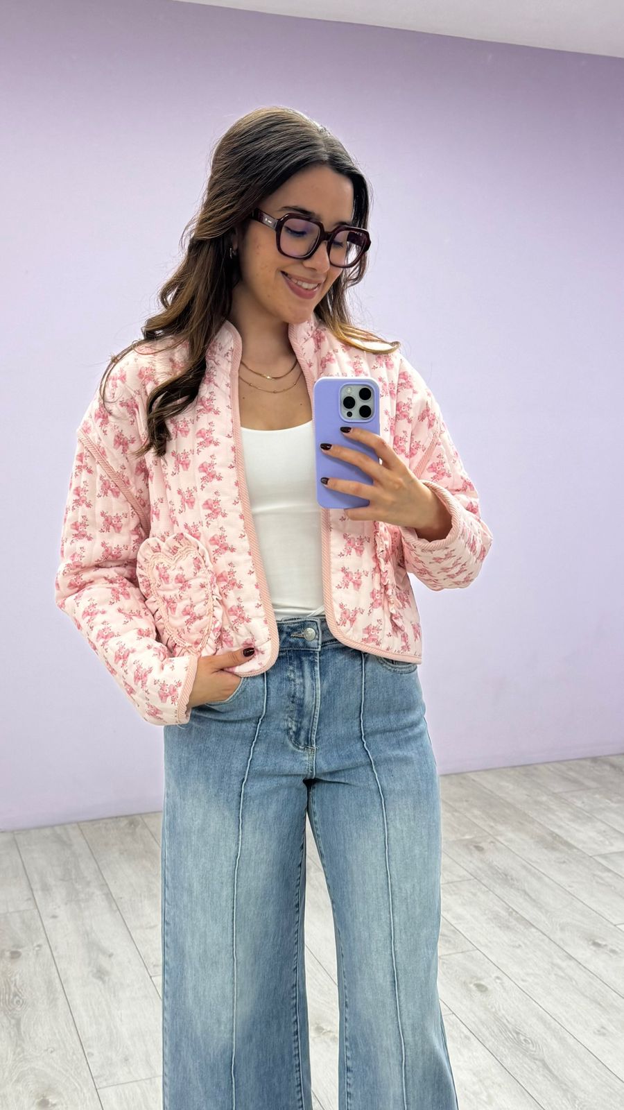 Jacket Blooming Hearts