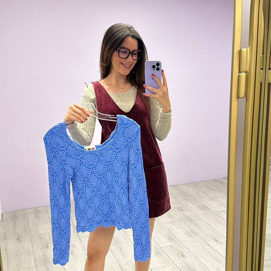 Top Dalia Blue