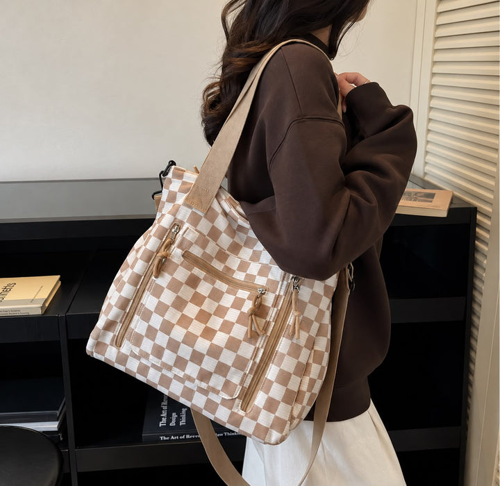 Bolso Pretty Check Mocha