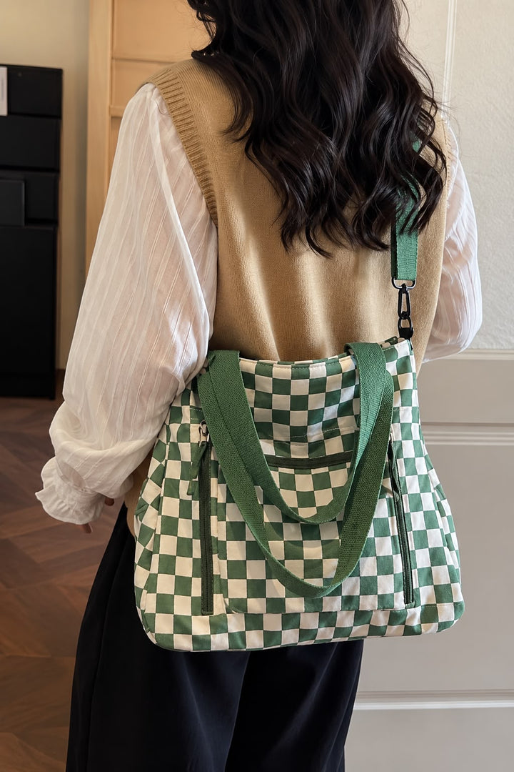 Bolso Pretty Check Green