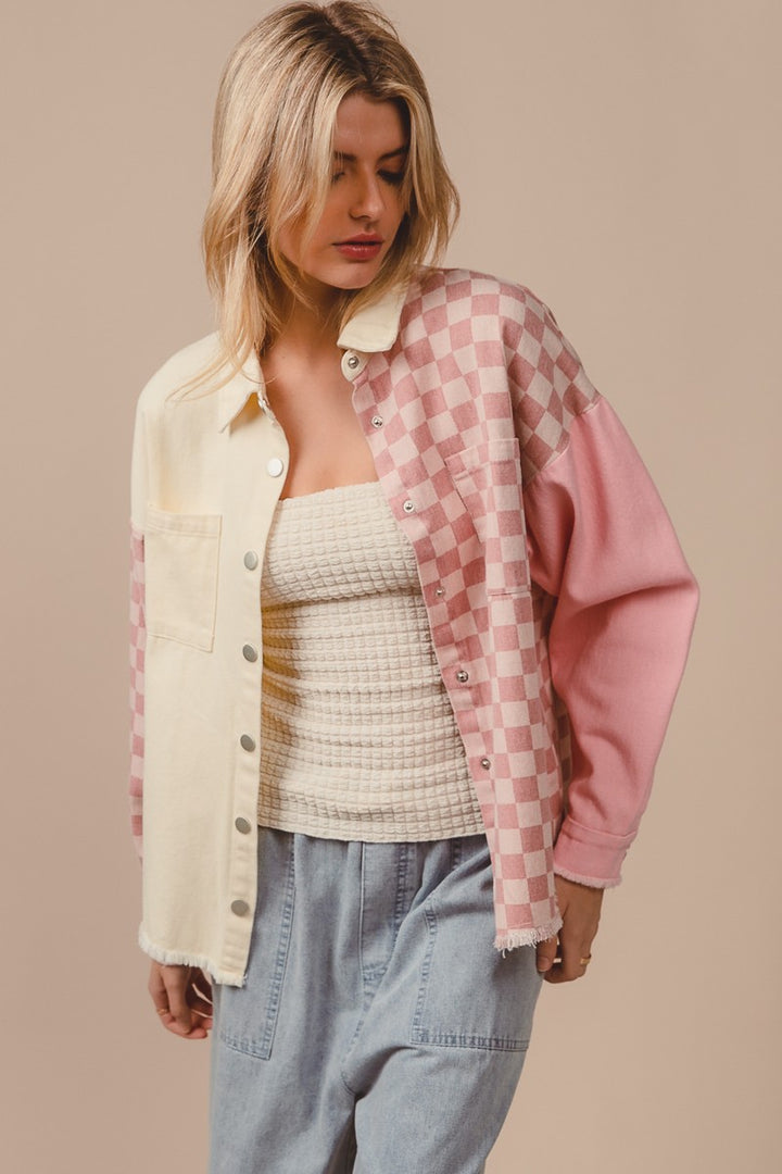 Jacket Rosy Checker