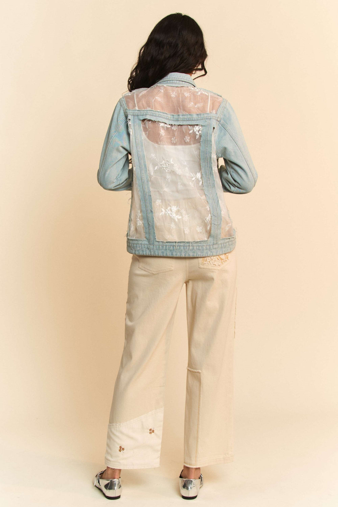 Jacket Denim Lace