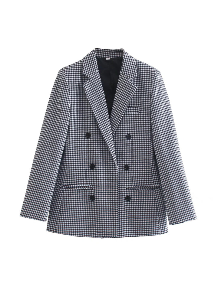 Blazer Claire Blanco y Negro