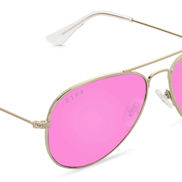Cruz Gold+ Pink Mirror