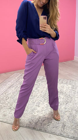 Pantalon Carly Lilac