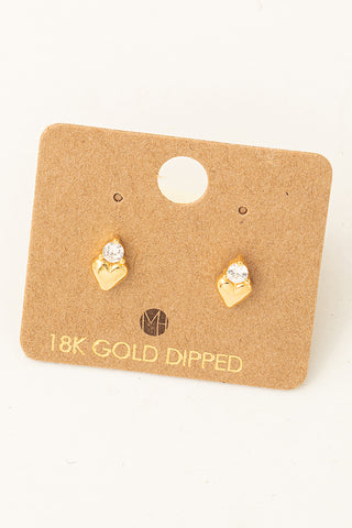 Aretes Little Hearts Gold