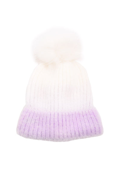Beanie Warmy Days White Pom